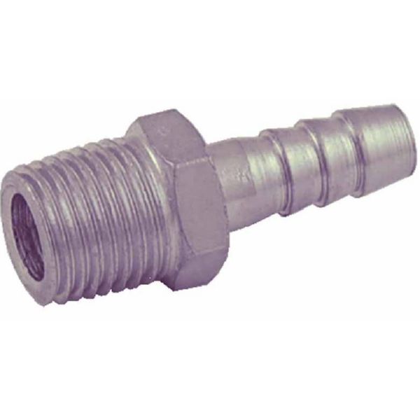 ADAPTADOR MANGUERA 1/4" M-ESPIGA 8 MM