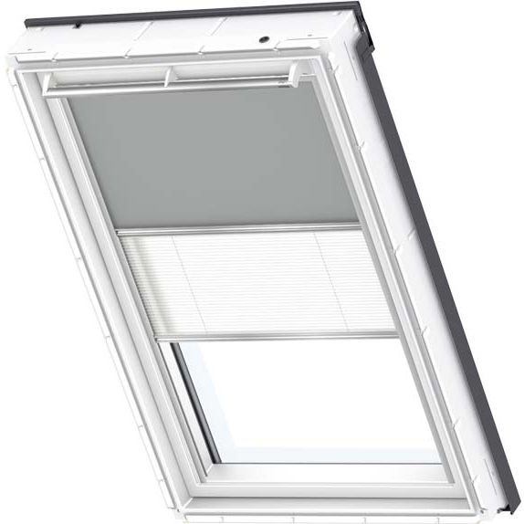 Cortina oscurecimiento DUO gris/blanco DFD FK08 0705S