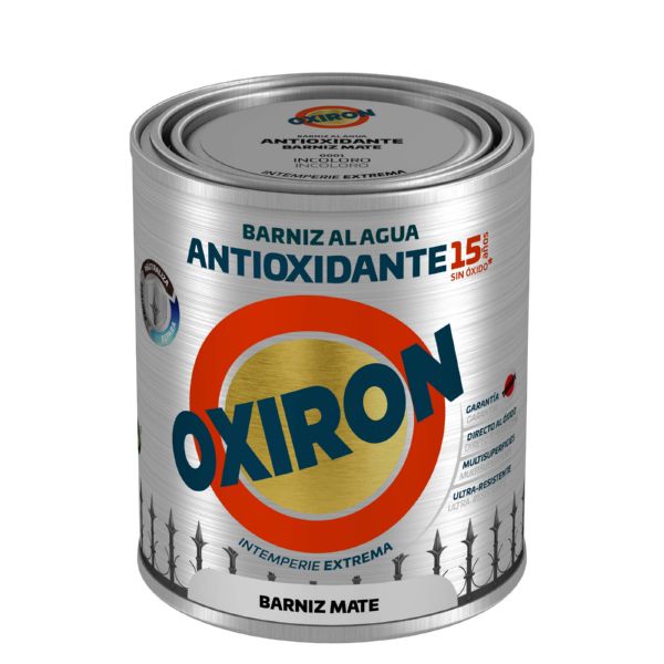 OXIRON BARNIZ ANTIOX AGUA MATE 000 750ML